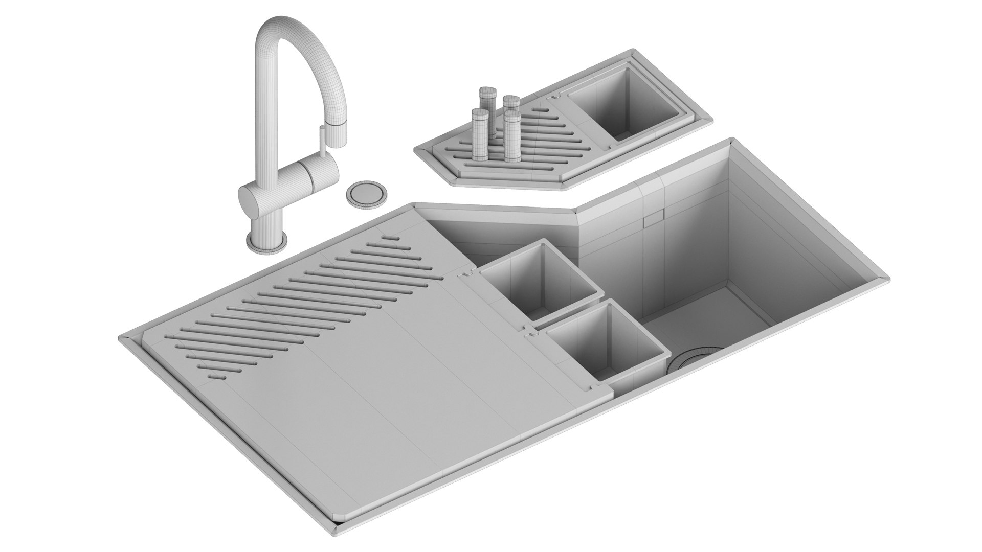 3D Sink Foster Diade - TurboSquid 2152025