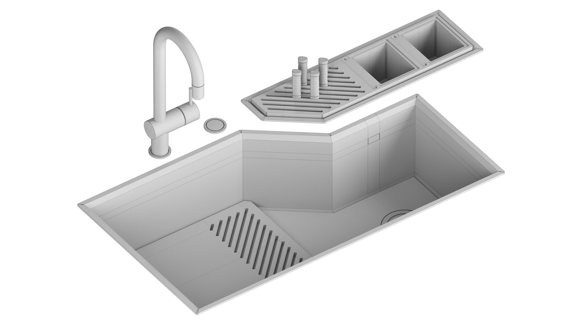 3D Sink Foster Diade - TurboSquid 2152025