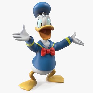 3D Disney Character Donald Duck Rigged