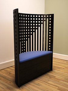 lattice chair 3d max