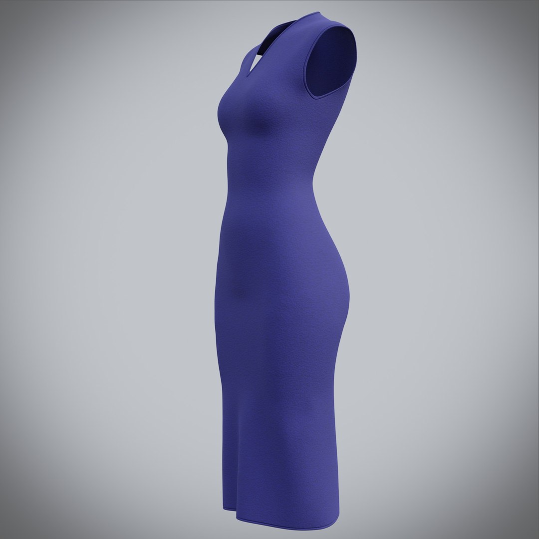 3D Fashion Clothing Dress - TurboSquid 1685432