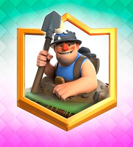 3D Clash Royale Miner Card model