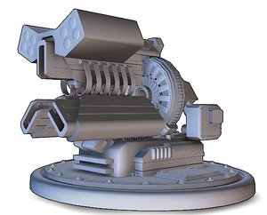 Railgun Turret - Model Only