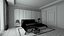 Dormitorio de apartamento moderno