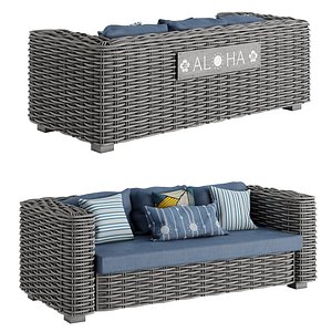 3D Attitude sofa island