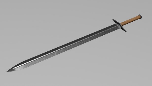 3D 4K Textured Medieval Sword model - TurboSquid 2040003