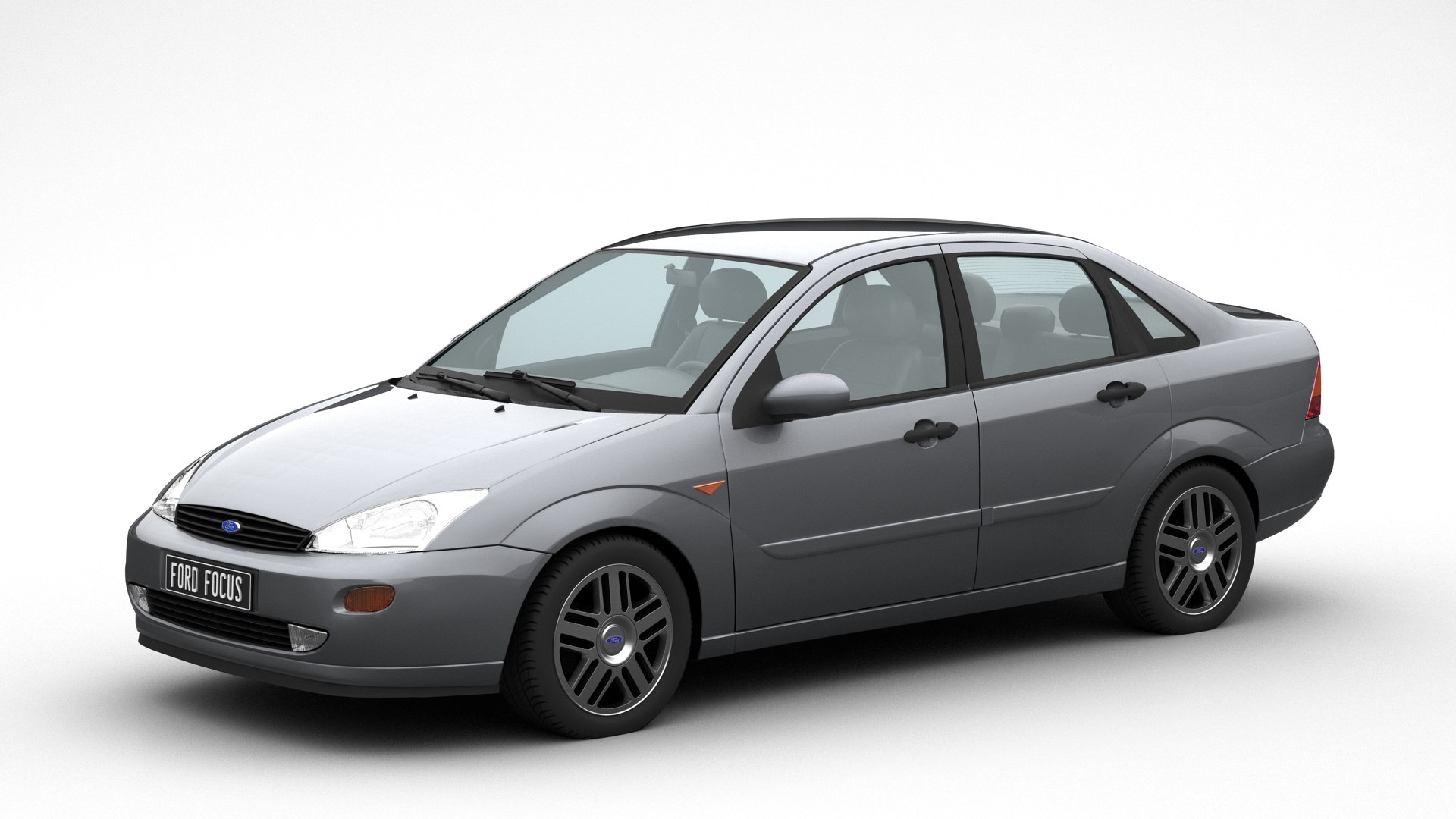 Ford Focus Sedan 1999 Model TurboSquid 2010793