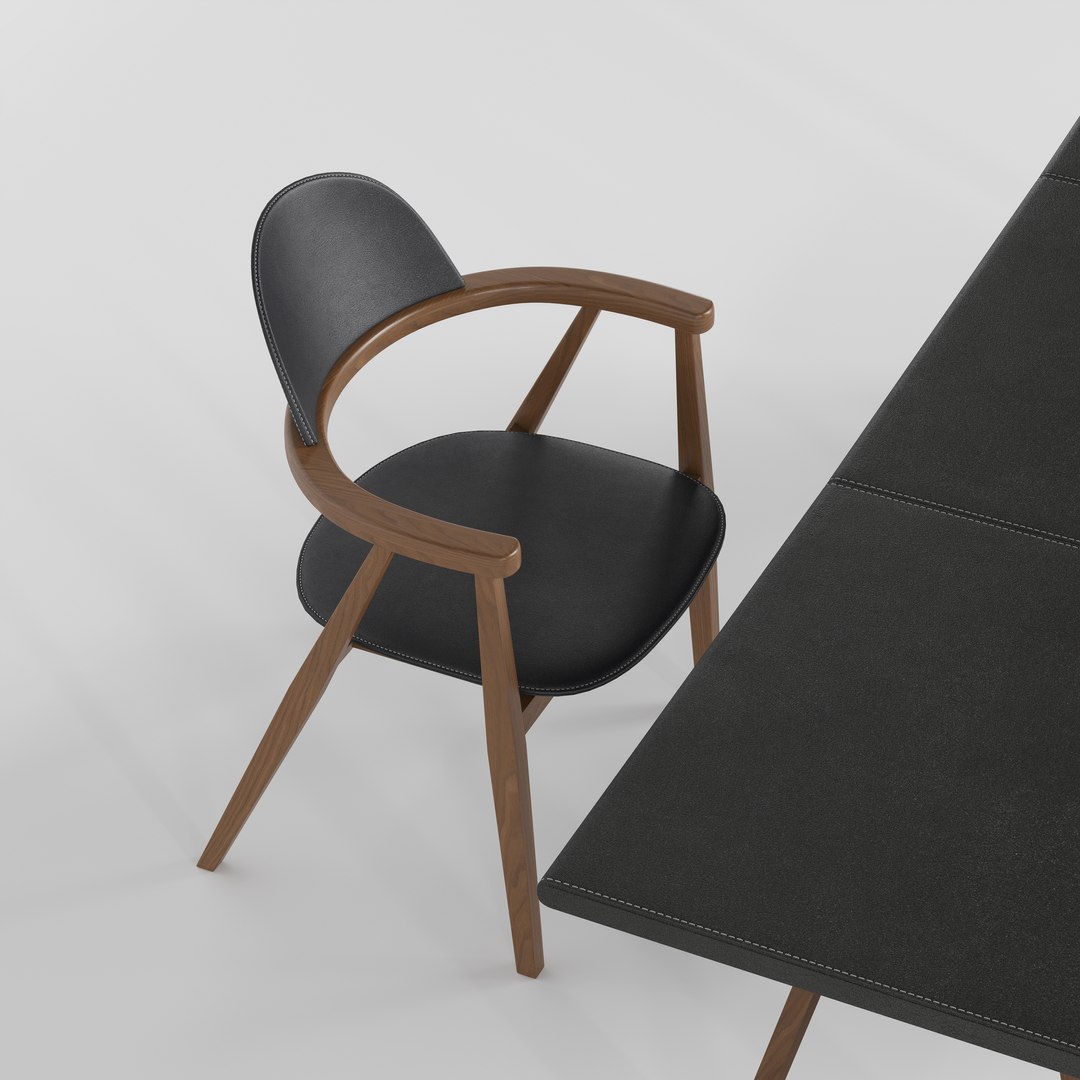 Hermes Metiers Desk And Chair 3D - TurboSquid 2167104