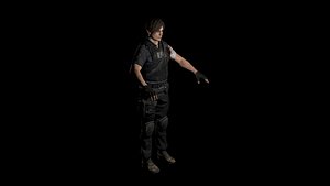 Leon in Resident Evil 3D
