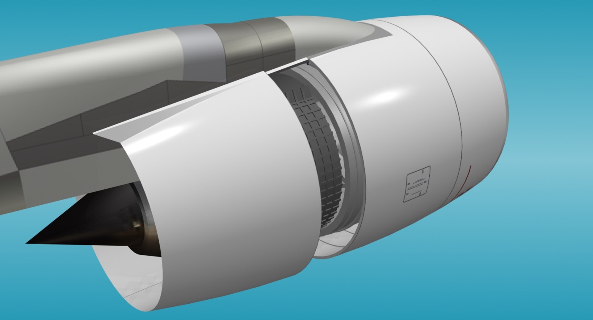 3d Generic Aircraft Engine