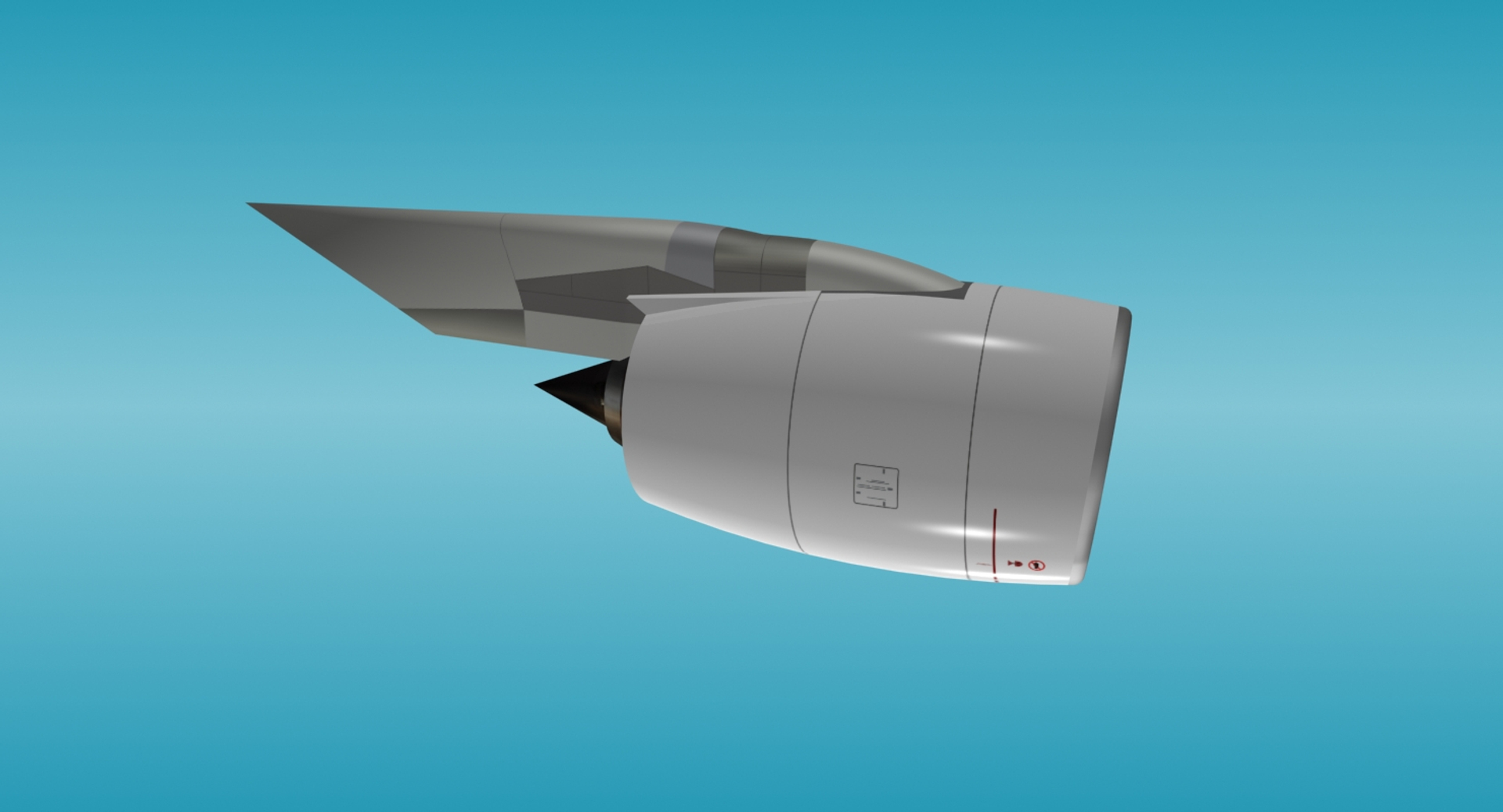 3d Generic Aircraft Engine