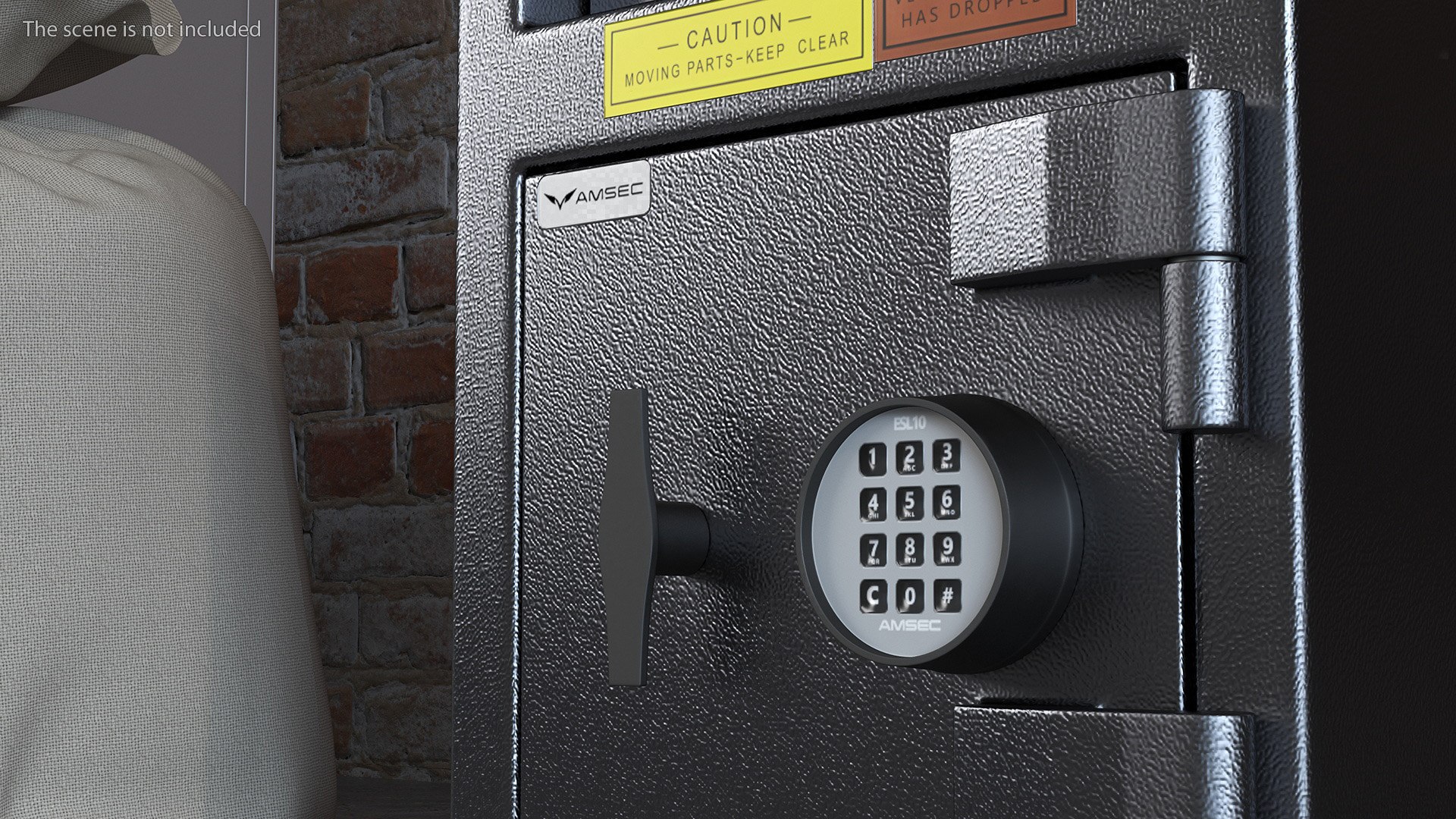 Drop Safe American Security ESL10 3D model TurboSquid 2070438