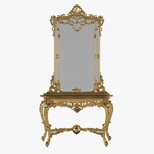 3D morello gianpaolo baroque console