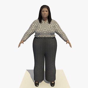 3ds realistically asian woman clothed