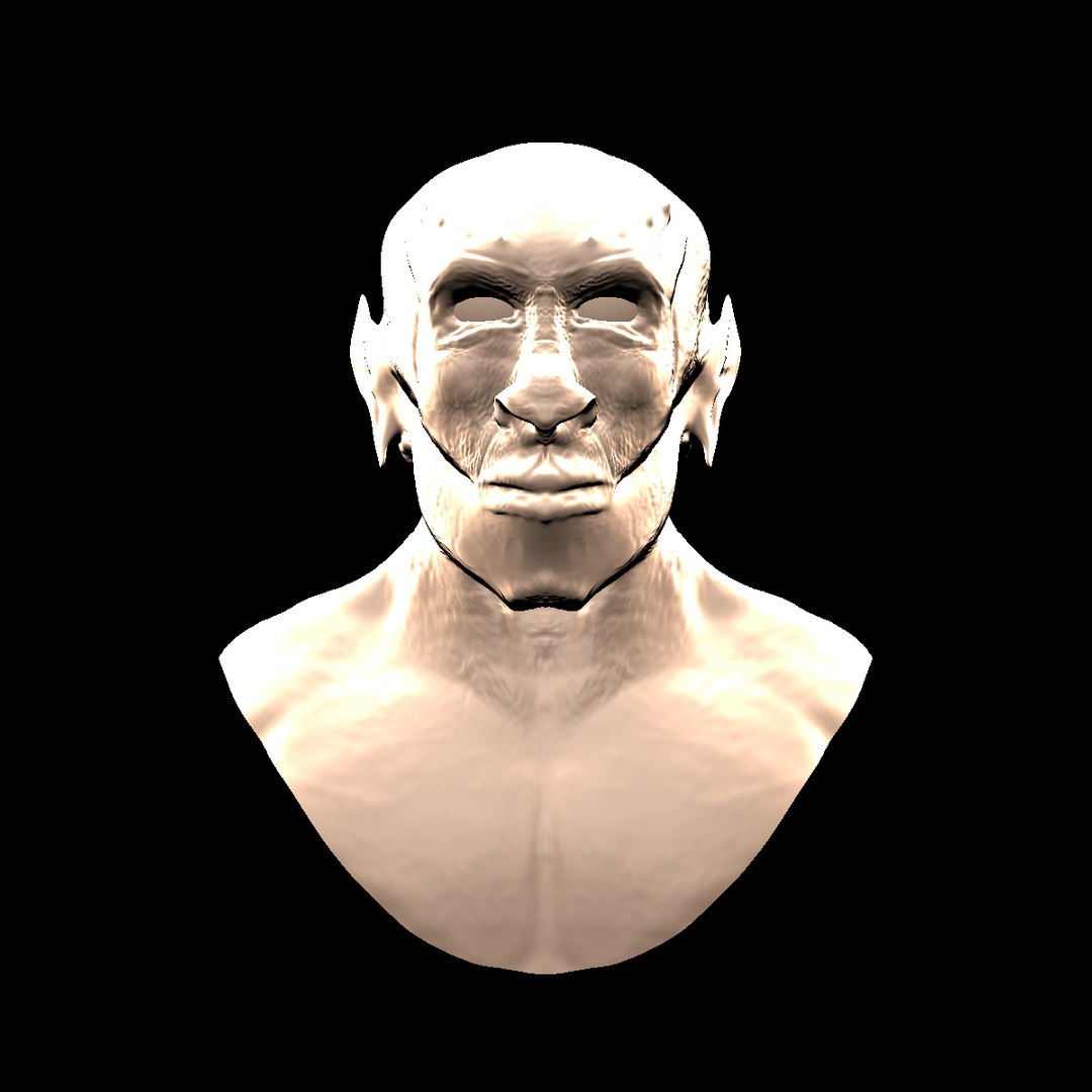 Demon Head 3d Obj