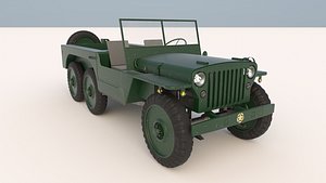 1942 willys jeep t14 3D model