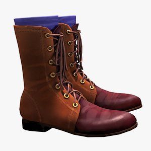 3D model boots