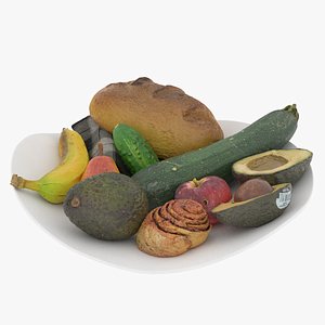 Varied Food Collection 3D model