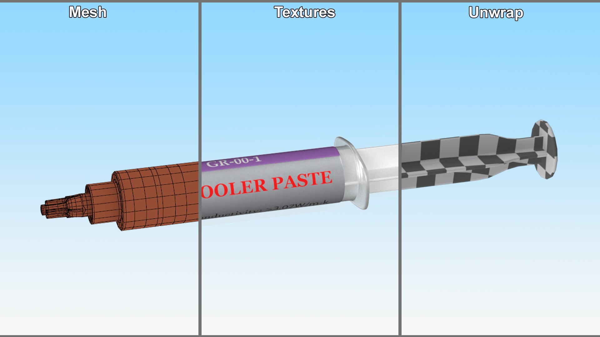 3D model CPU Thermal Paste https://p.turbosquid.com/ts-thumb/6D/UYWLuP/q1/cputhermalpaste3dsmodel014/jpg/1724750829/1920x1080/fit_q87/7db81742d3015aca5731de4222f0f8f4ae755496/cputhermalpaste3dsmodel014.jpg