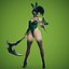 3D Bunny Akali - Game Ready
