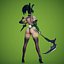 3D Bunny Akali - Game Ready