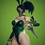 3D Bunny Akali - Game Ready