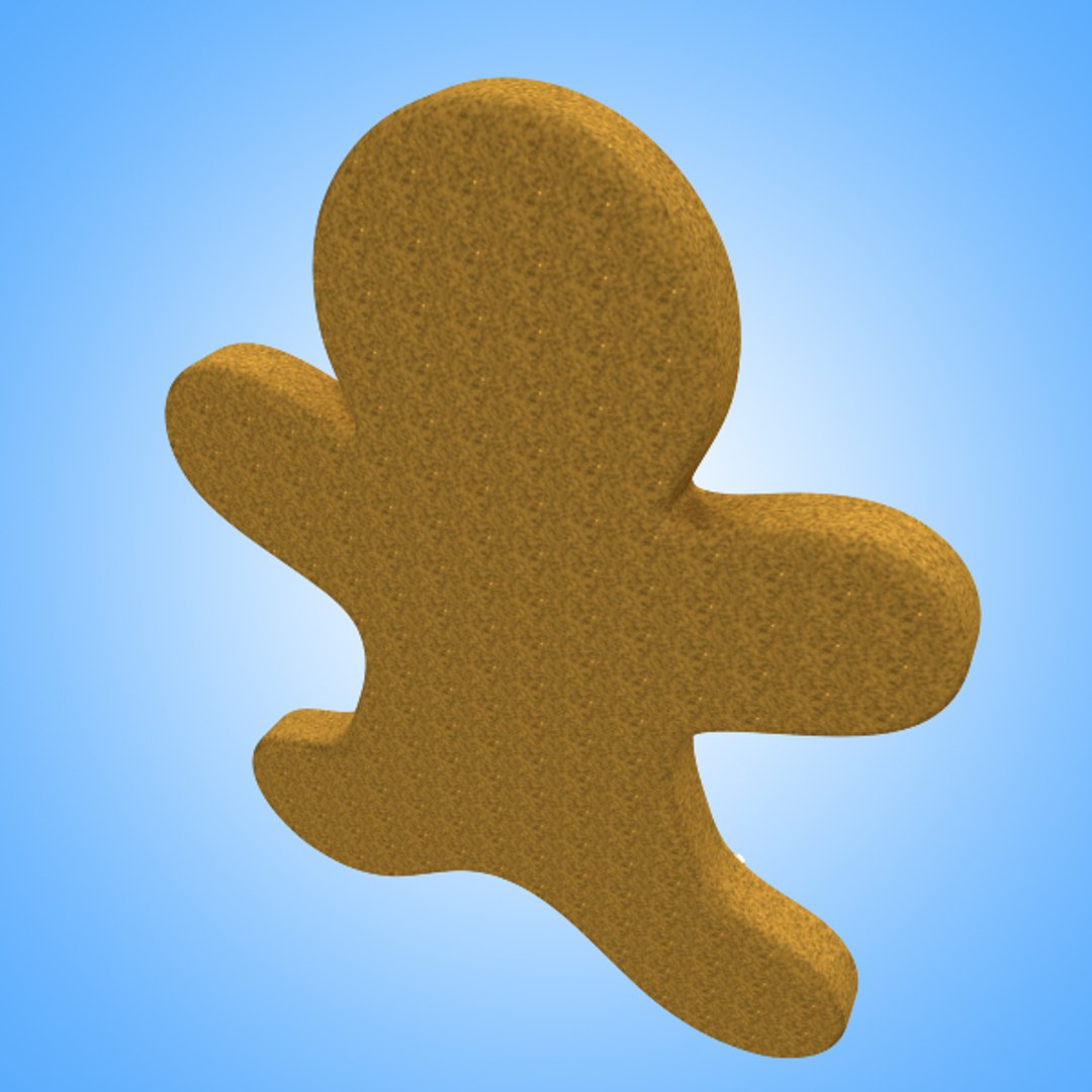 3d Model Gingerbread Man
