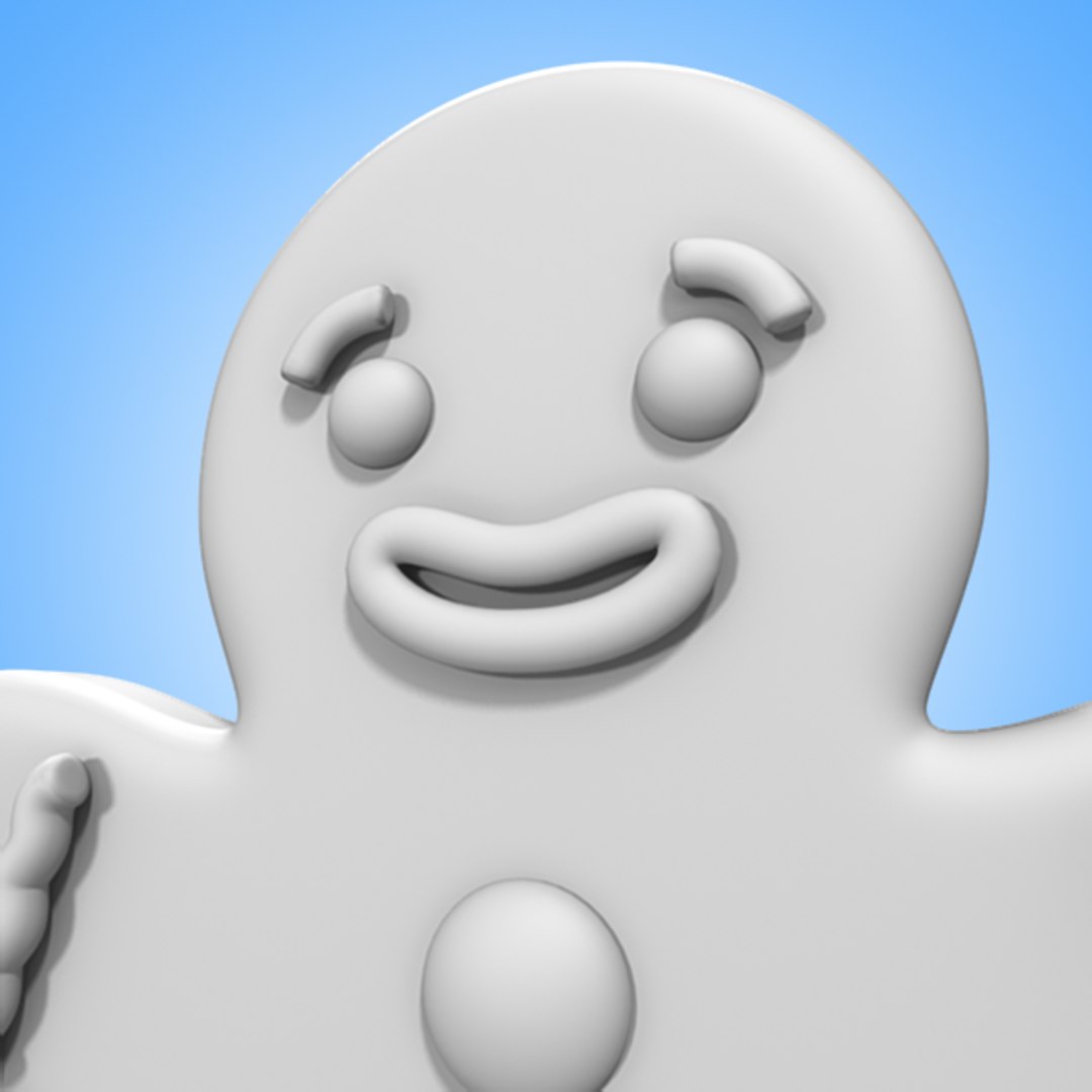 3d Model Gingerbread Man