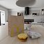 McDonalds Sausage McMuffin Photorealistic Low Poly PBR