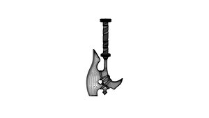 High Mesh Axe 3D