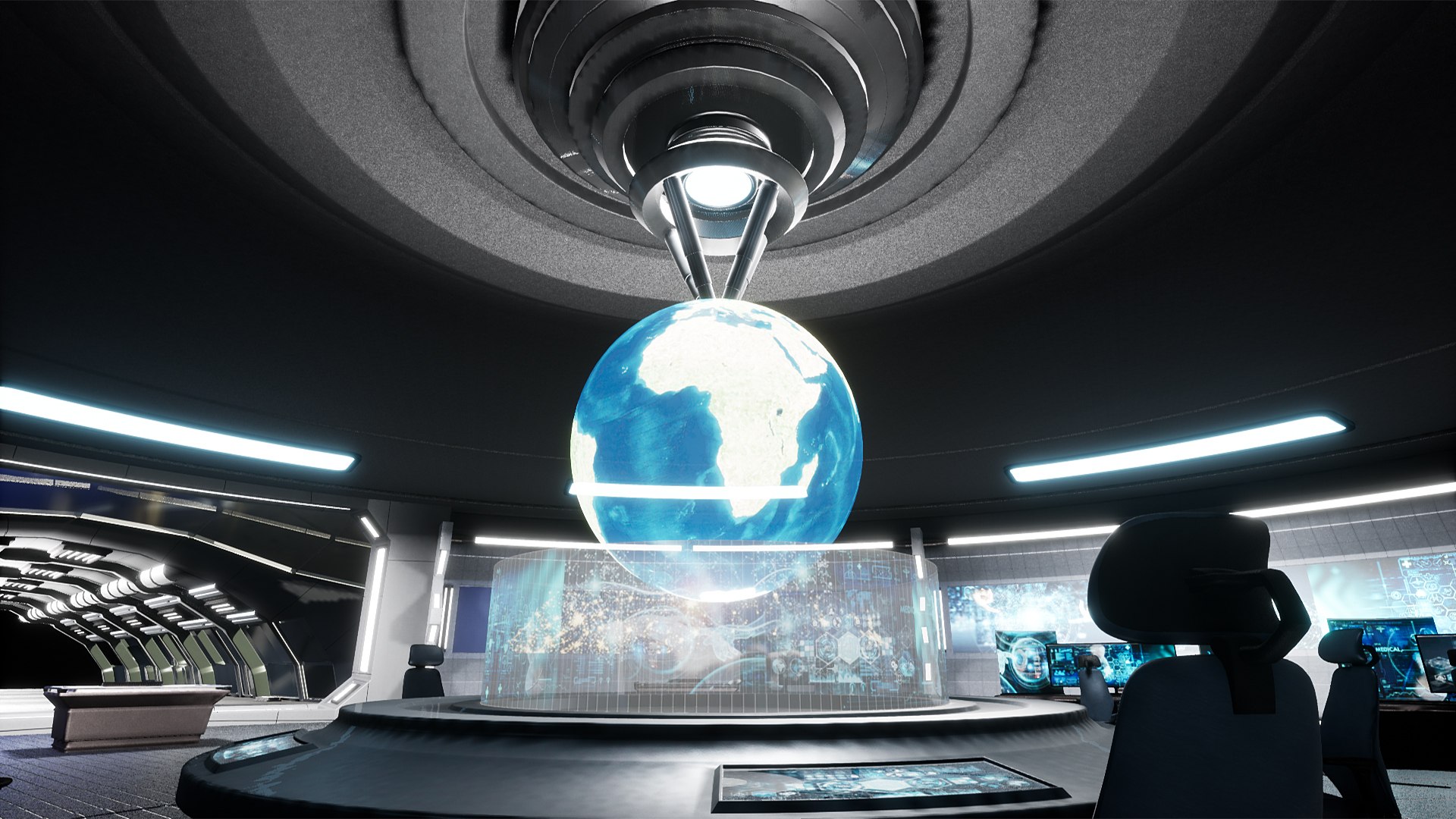 3D Modular command center environment package model - TurboSquid 2150164