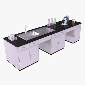 Laboratary Table 1 3D model
