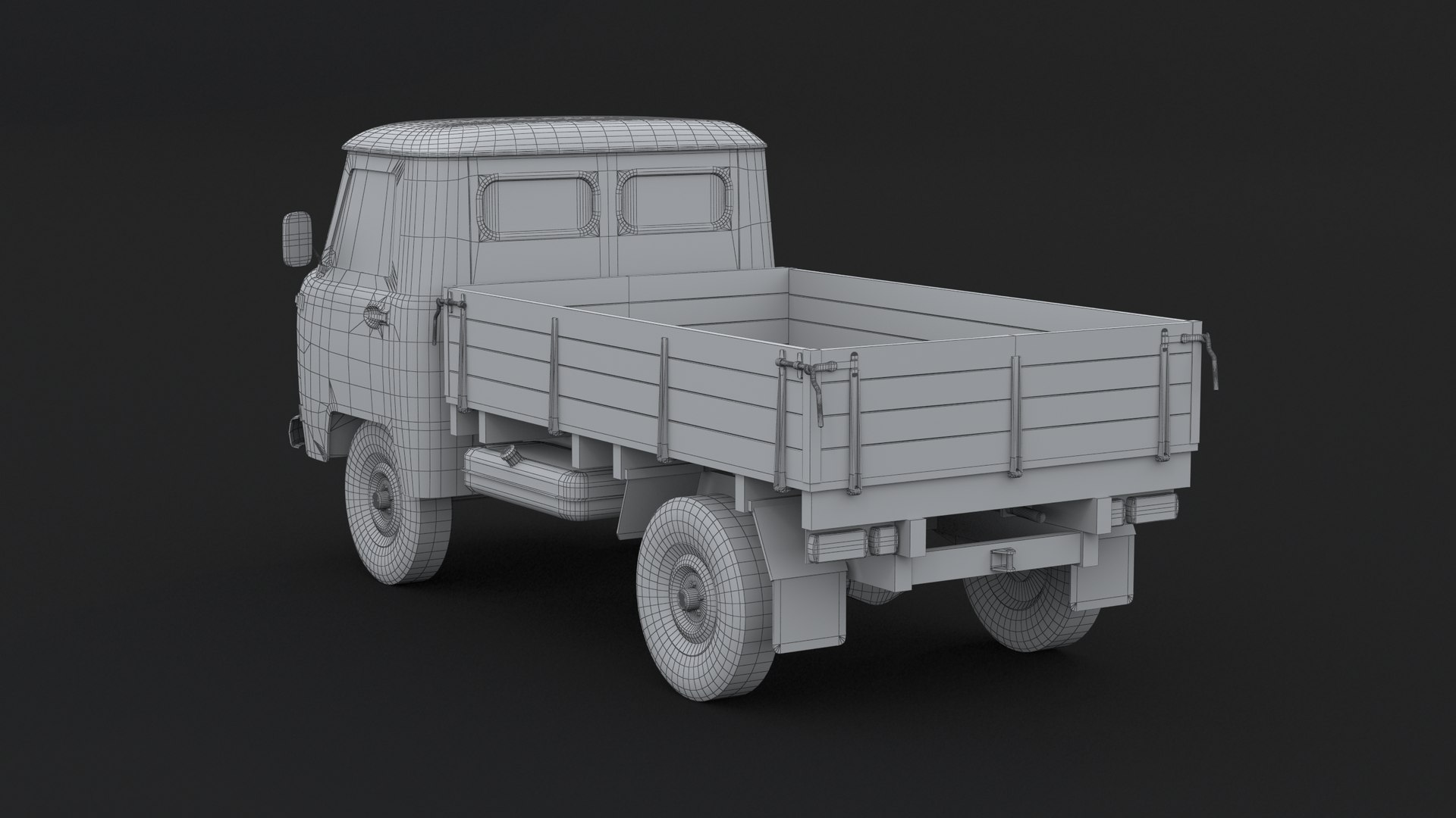 Mid Poly Uaz 452d Van 3d Model Turbosquid 1636501