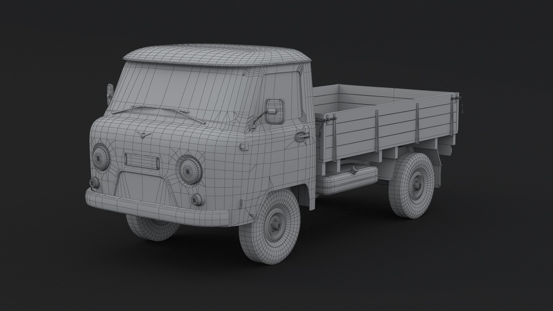 Mid Poly Uaz 452d Van 3d Model Turbosquid 1636501