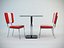 Retro Diner Chair Set 02
