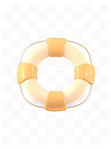 c4d Simple Summer Small Element 3D model