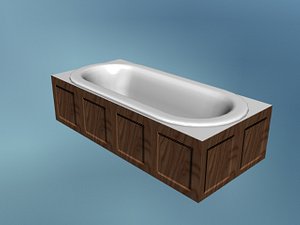 3ds max bathtub