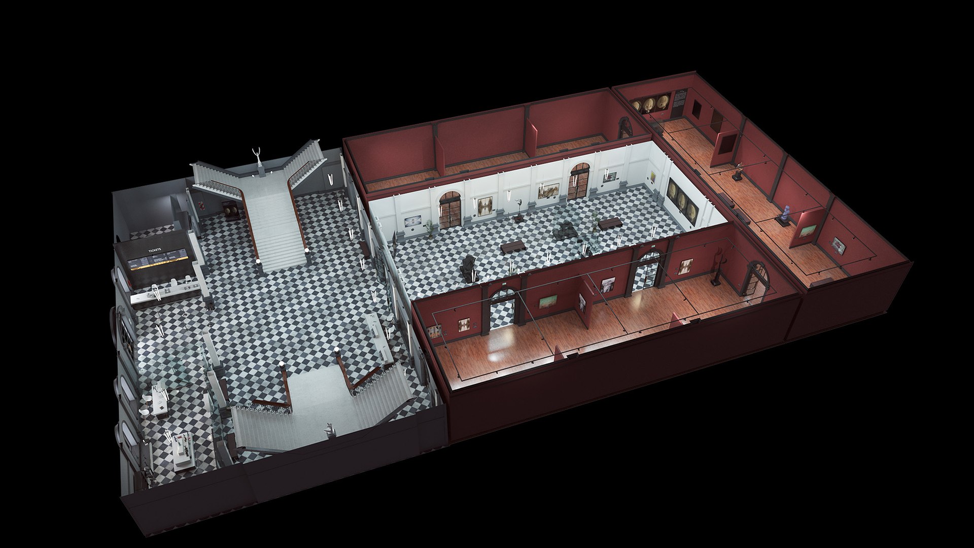 Art Gallery model https://p.turbosquid.com/ts-thumb/6E/7kdn9u/z9/08/jpg/1652758151/1920x1080/fit_q87/4f6137de71fb938a9ee4a8c477f7f062a53e7431/08.jpg