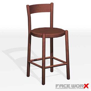 3ds max chair kitchen