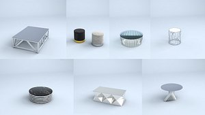 coffee table 2 interior 3D