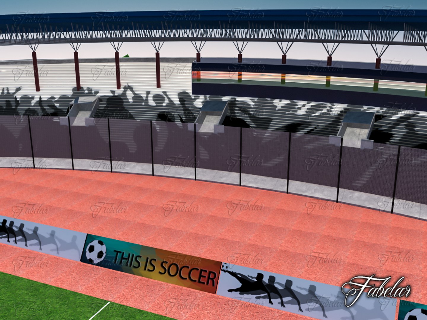 Stadium Environment 3d Max