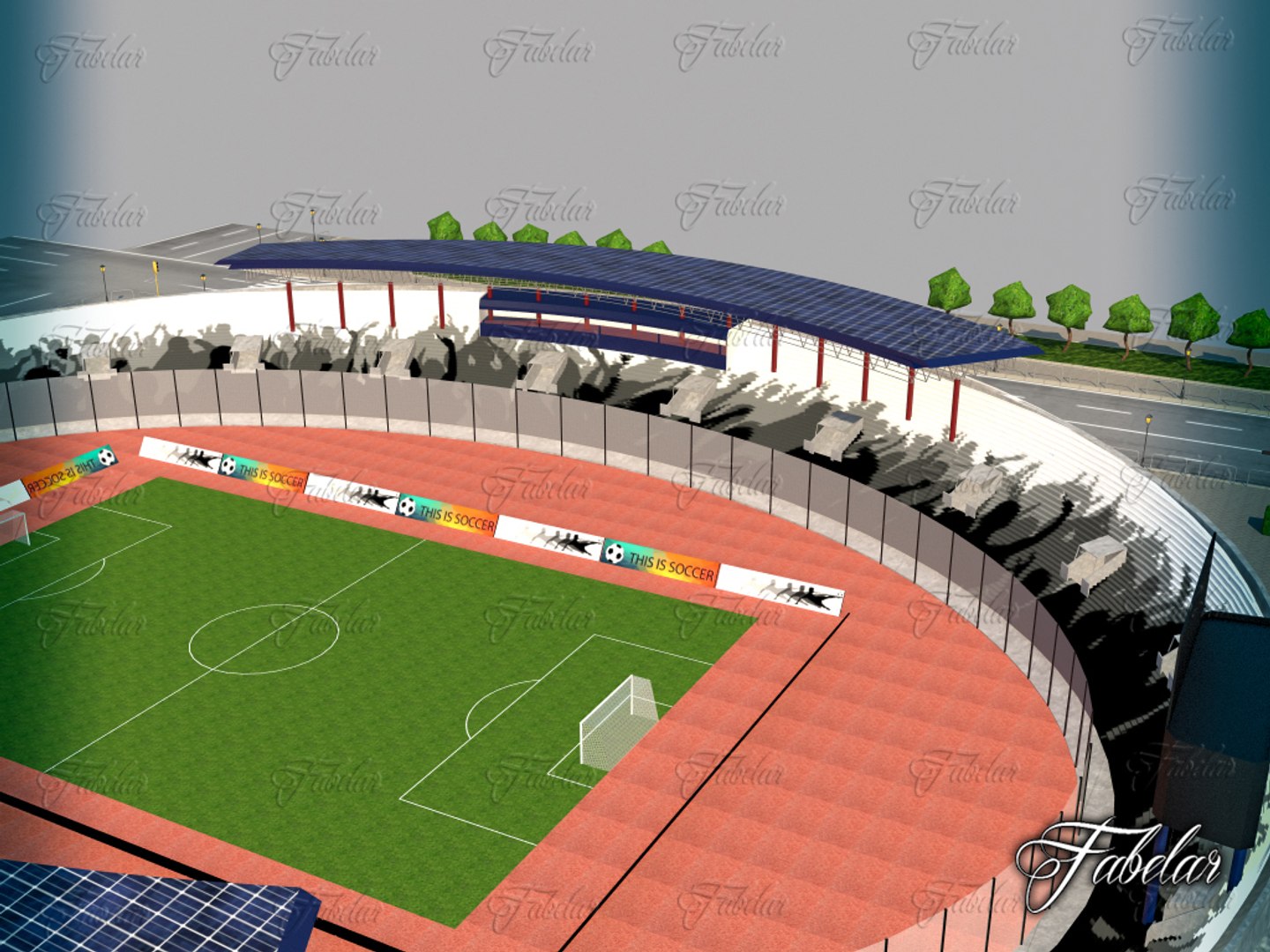 Stadium Environment 3d Max