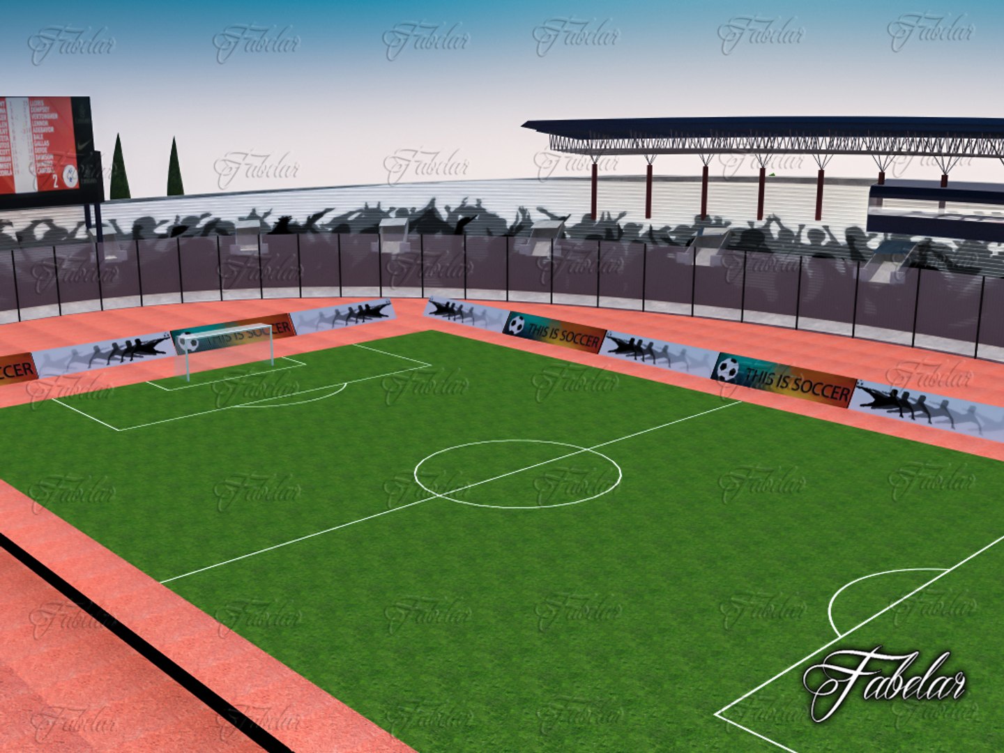 Stadium Environment 3d Max