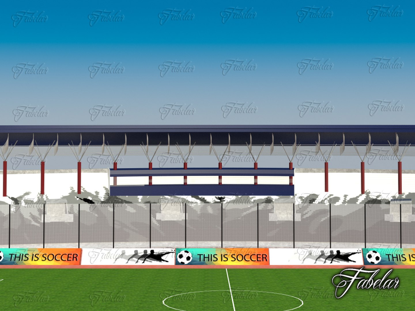 Stadium Environment 3d Max