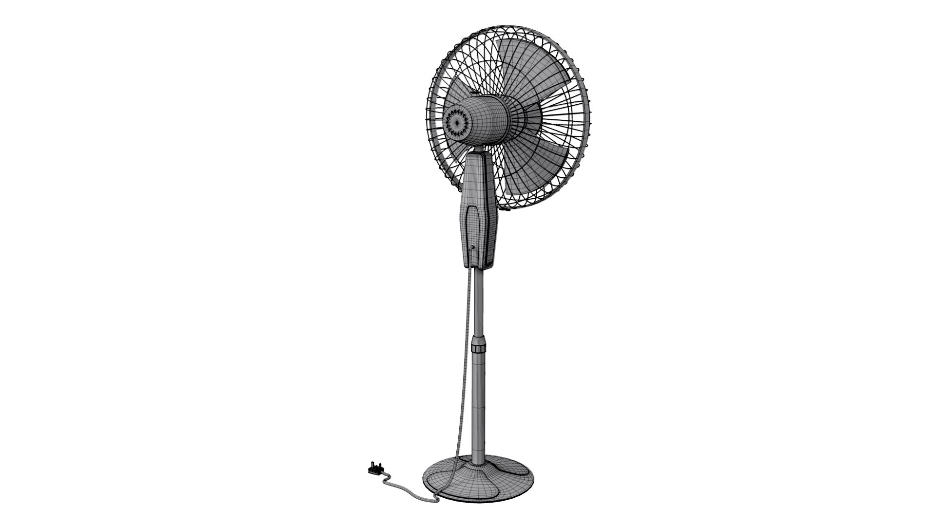 3D Pedestal Fan Model - TurboSquid 1447826