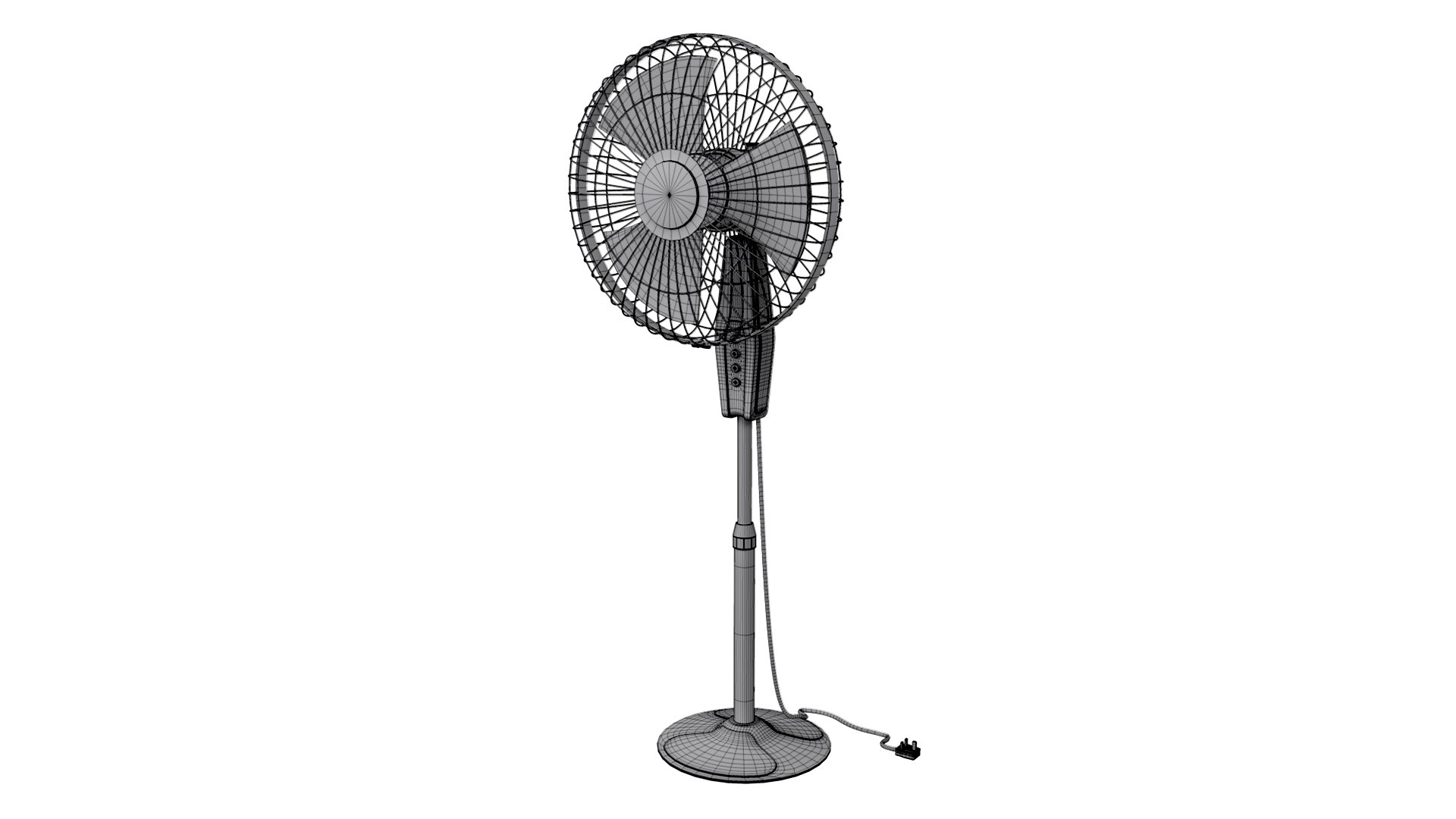 3D Pedestal Fan Model - TurboSquid 1447826