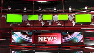 Virtual Studio News Room v4