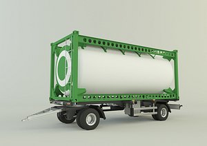 container trailer 585 3D