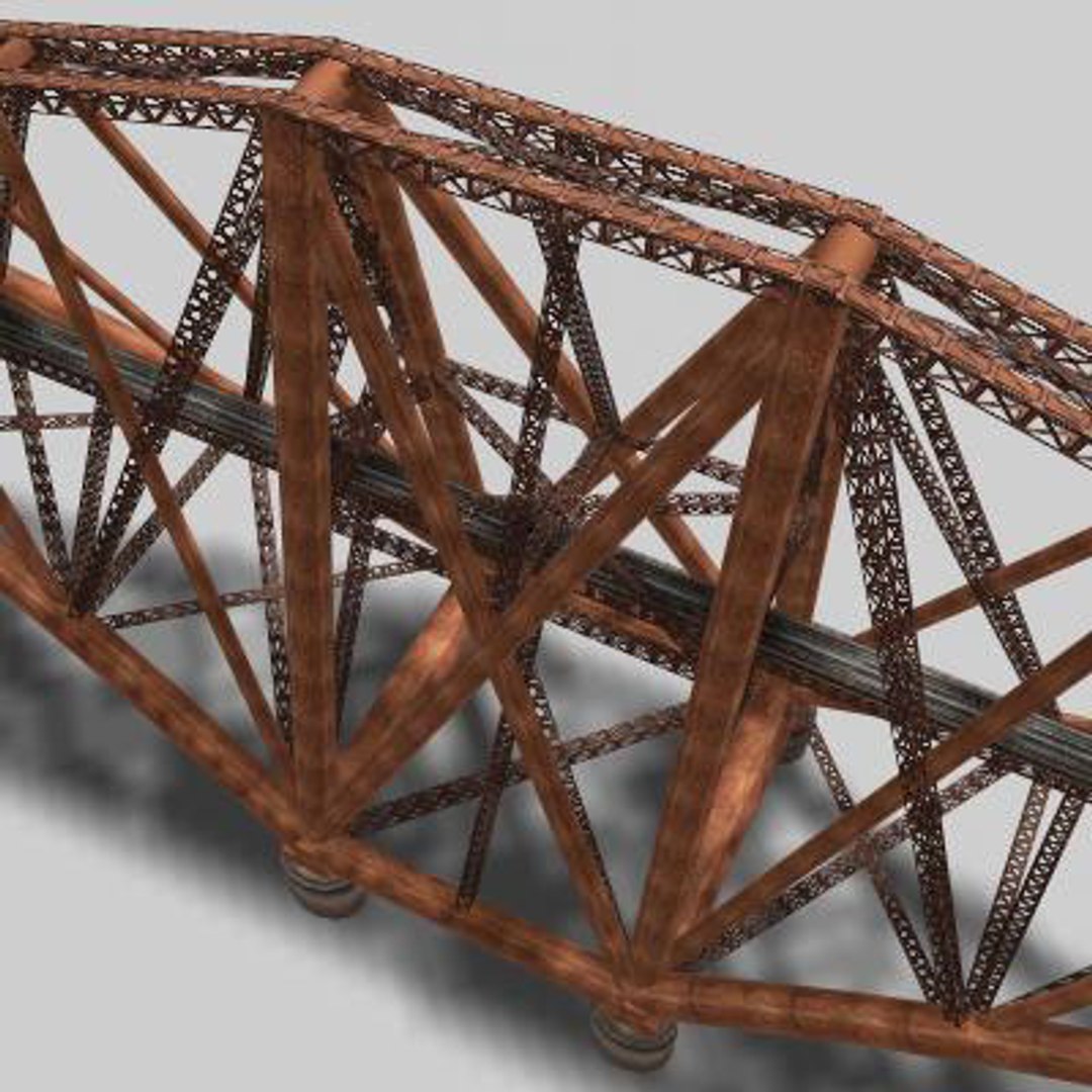 Bridges Forth Rail 3d Model