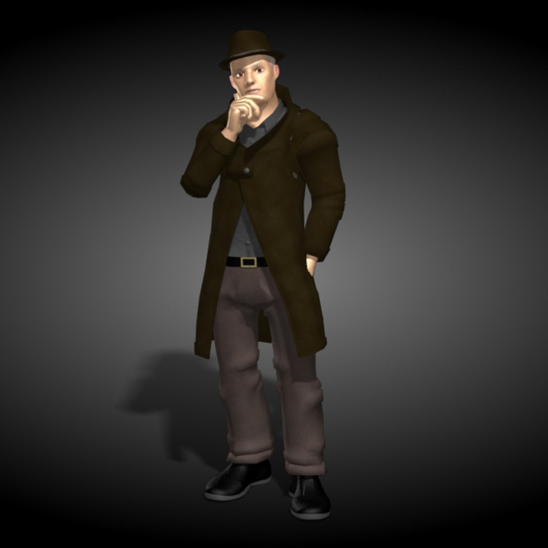 rigged character 3d 3ds